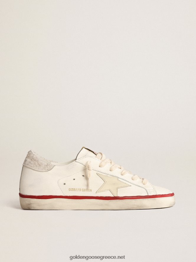 γυναίκες super-star ltd cny από δέρμα νάπα με ιβουάρ αστέριGolden Goose 264N2R223