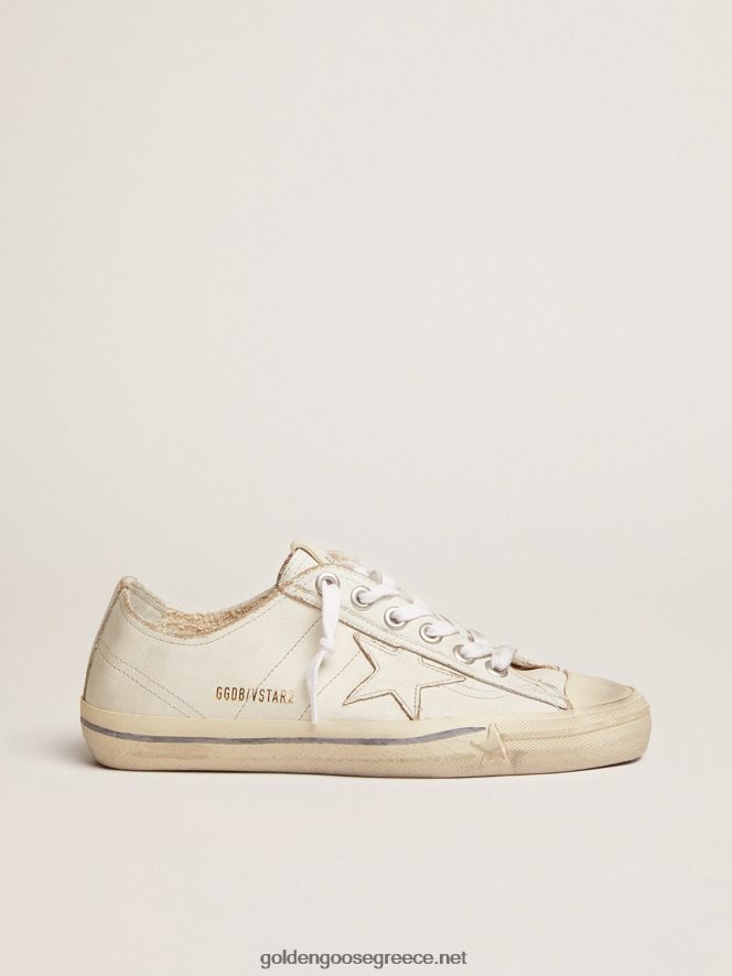 γυναίκες sneakers v-star από vintage δέρμαGolden Goose 264N2R115