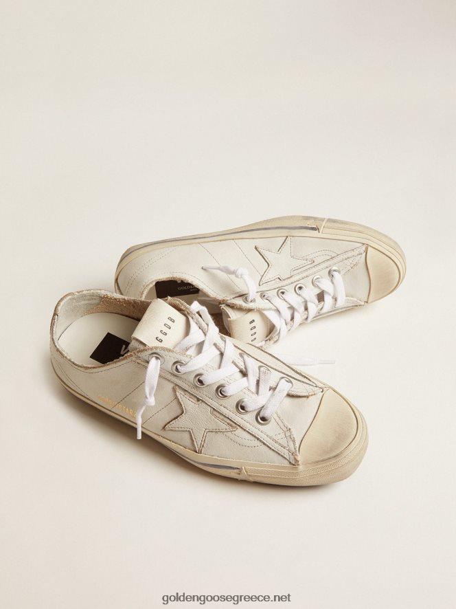 γυναίκες sneakers v-star από vintage δέρμαGolden Goose 264N2R115