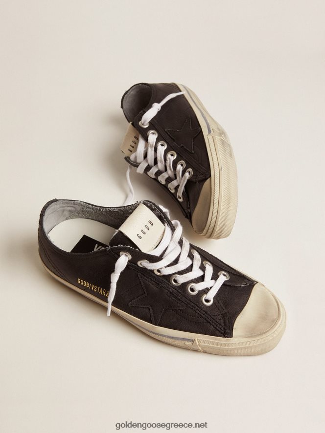 γυναίκες sneakers v-star από vintage δέρμαGolden Goose 264N2R132