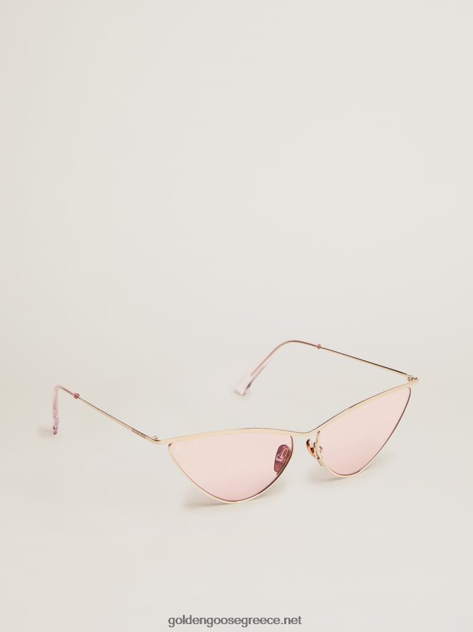 γυναίκες σκελετό cat eye-style scarlett με ροζ χρυσό σκελετό και ροζ φακούςGolden Goose 264N2R321