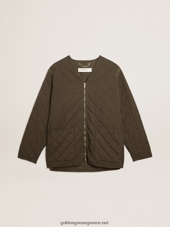 γυναίκες καπιτονέ σακάκι λαδίGolden Goose 264N2R971