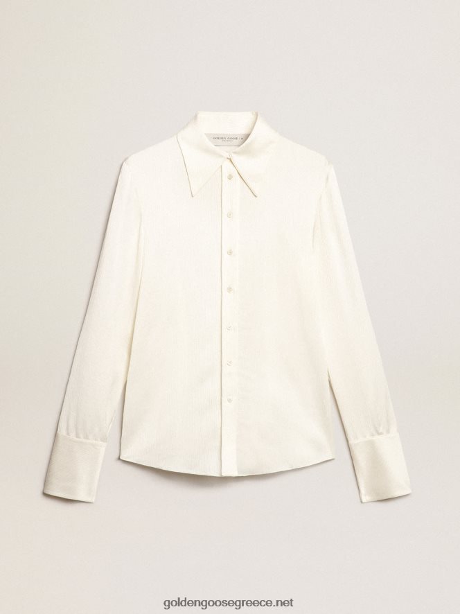 γυναίκες slim-fit πουκάμισο σε περγαμηνήGolden Goose 264N2R938