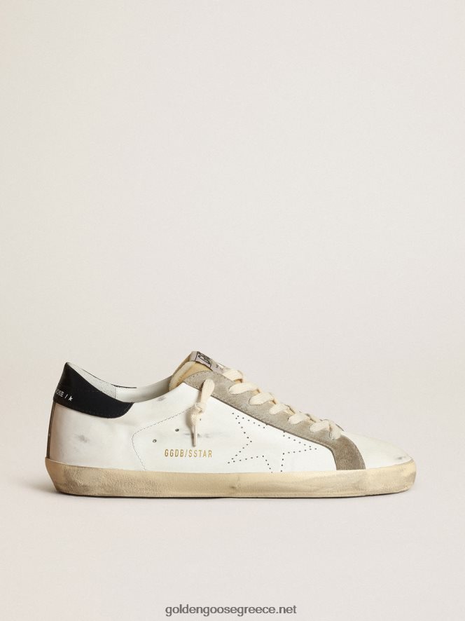 άνδρες sneakers super-star με διάτρητο αστέρι και γυαλιστερό midnight-blue δερμάτινο τακούνιGolden Goose 264N2R651