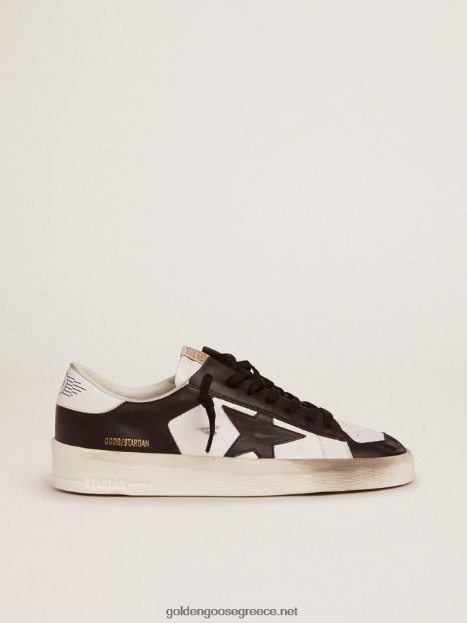 άνδρες sneakers stardan σε μαύρο και άσπρο δέρμαGolden Goose 264N2R569