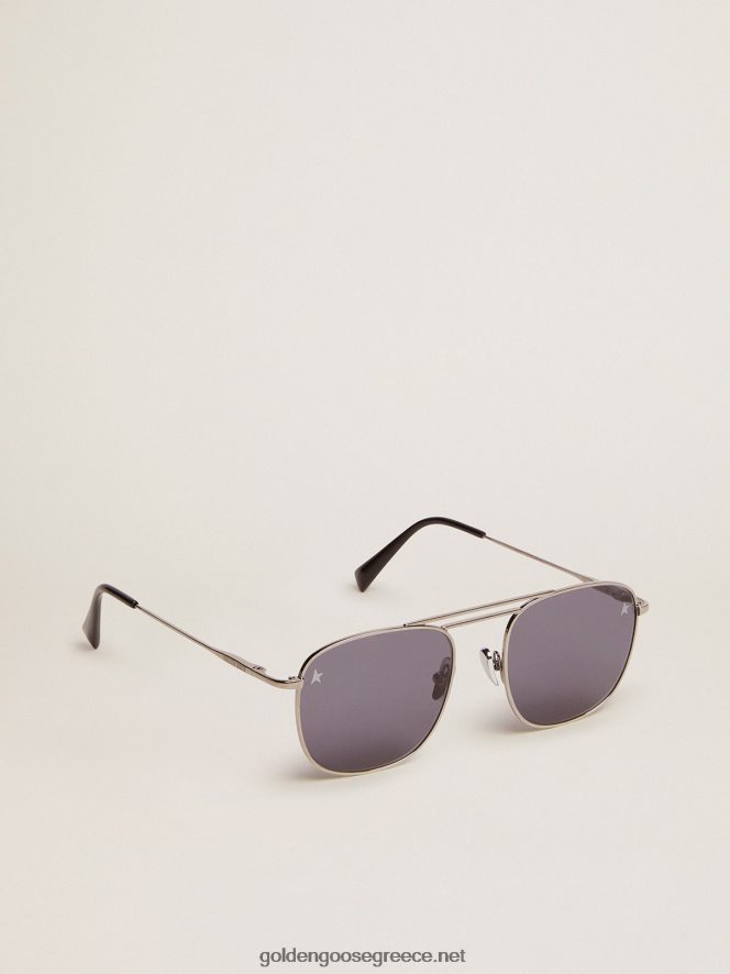 άνδρες αντηλιακό στυλ roger aviator με μαύρο σκελετό και μαύρους φακούςGolden Goose 264N2R341