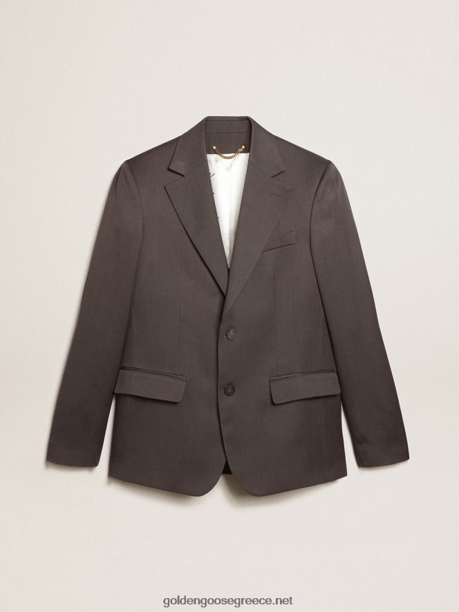 άνδρες μονόπλευρο blazer σε γκρι μαλλίGolden Goose 264N2R799